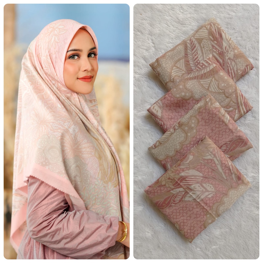 31 MOTIF HIJAB SYARI VOAL MOTIF BUTTONSCARVES NON ORI / HIJAB VOAL SQUARE XL JUMBO TANPA PLAT B NON 