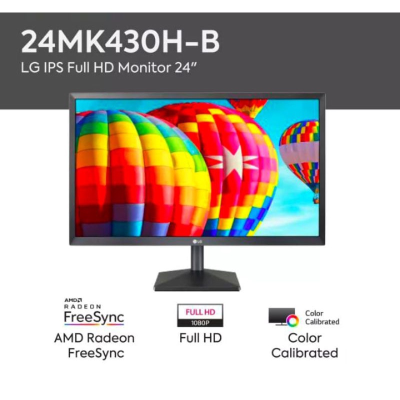 Monitor LED LG 24MK430H-B, 23.8", IPS Full HD VGA HDMI 1920x1080