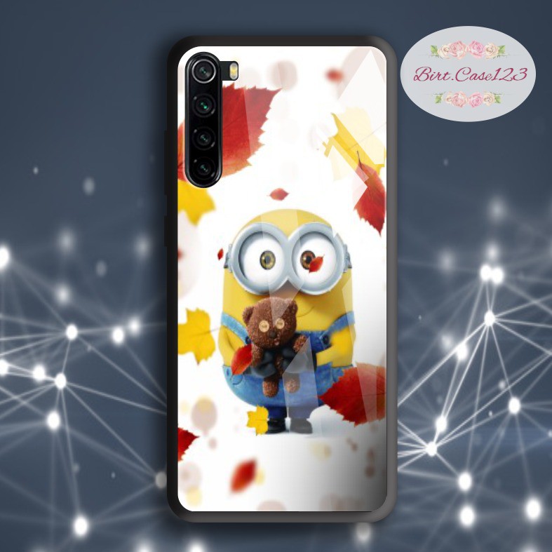 Case casing softcase silikon Gambar Minions back case glass for all type oppo samsung vivo xiaomi realme etc BC6648