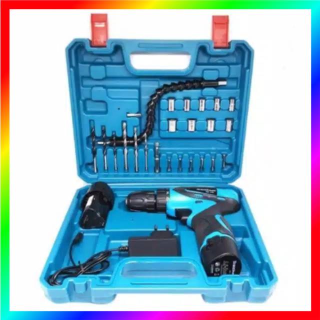 Mesin Bor Baterai Cordless Drill Benz 12V BZ-8104