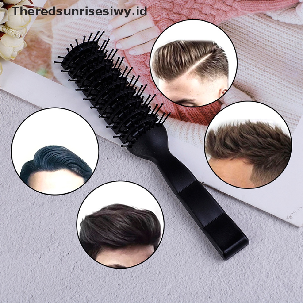 (Theredsunrisesiwy.Id) Sisir Anti Statis Bahan Plastik Untuk Pria