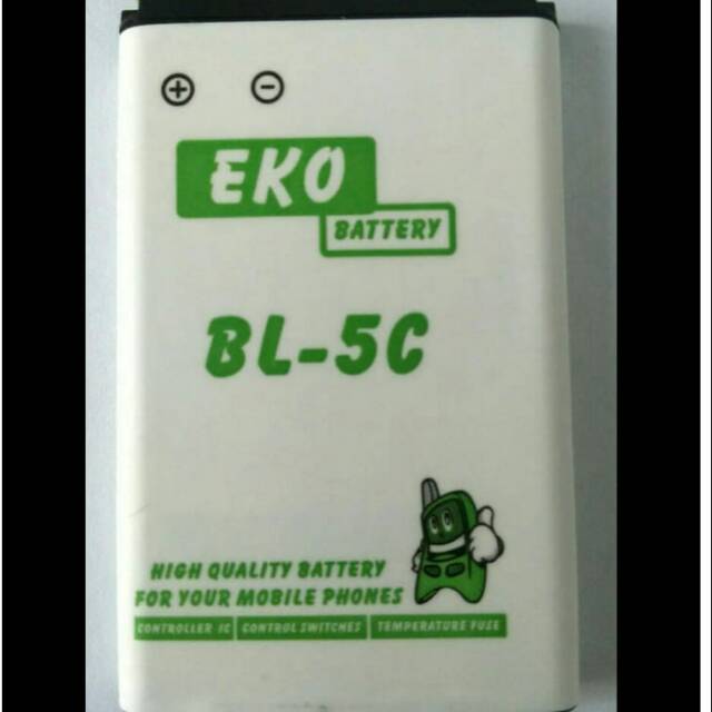 BATERAI EKO NOKIA BL-5C N70 / 1280 / C2-03 / 105 / 205 / 220 / X2-01