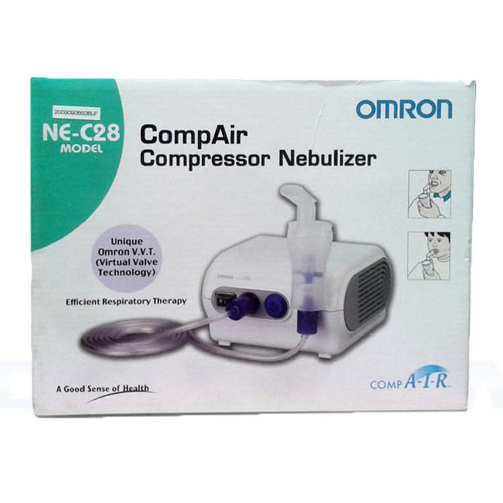 OMRON Nebulizer NEC28 Compressor Nebulizer C28 Alat Uap Terapi Pernafasan Asma