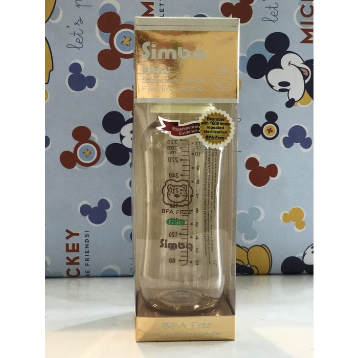 Simba Ppsu Standard Neck Feeding Bottle 320 Ml - Botol Susu Ppsu Simba