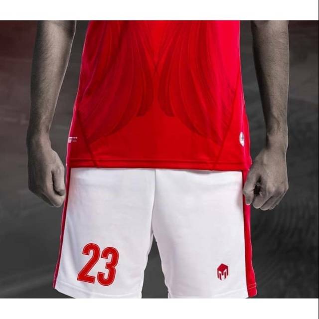 MILLS Nomor Nameset Costume Celana Jersey Timnas Indonesia