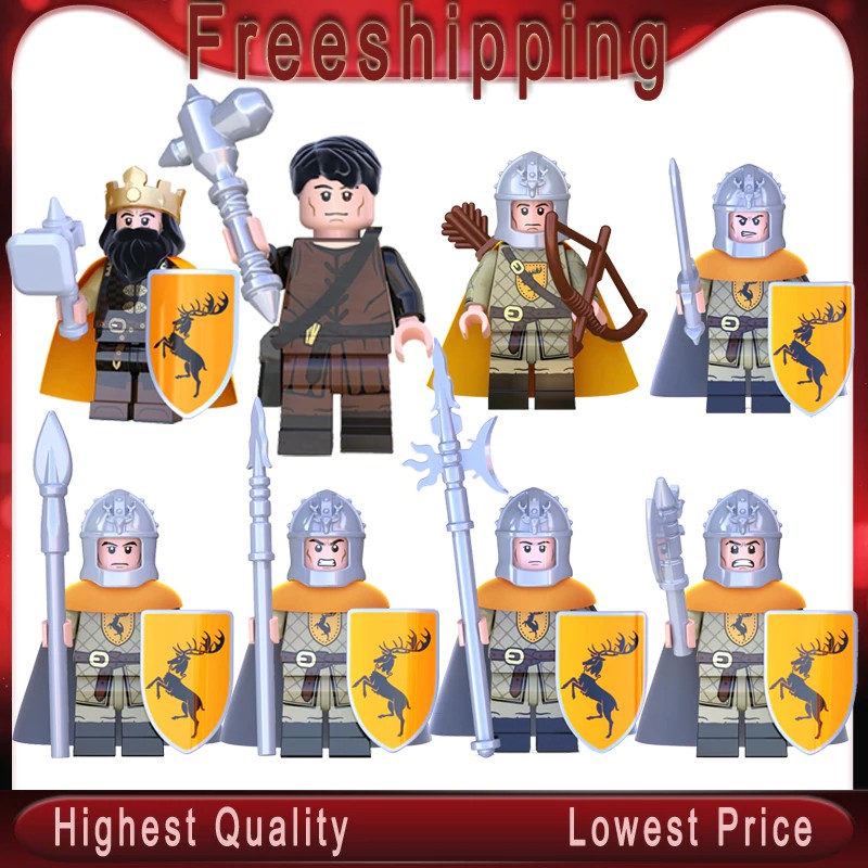 Mainan Lego Game of Thrones Sword Archer Axe Spear Infantry Gendry Baratheon Walker Jon Snow
