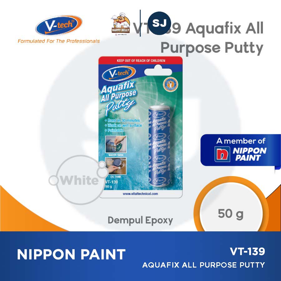 

Vtech VT14 rapid steel epoxy 48 gram / lem epoxy dua komponen Warna