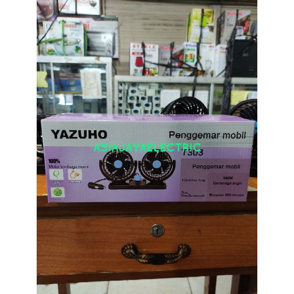 KIPAS MOBIL DC 12V 24V VOLT YAZUHO 100% TEMBAGA MURNI 360°