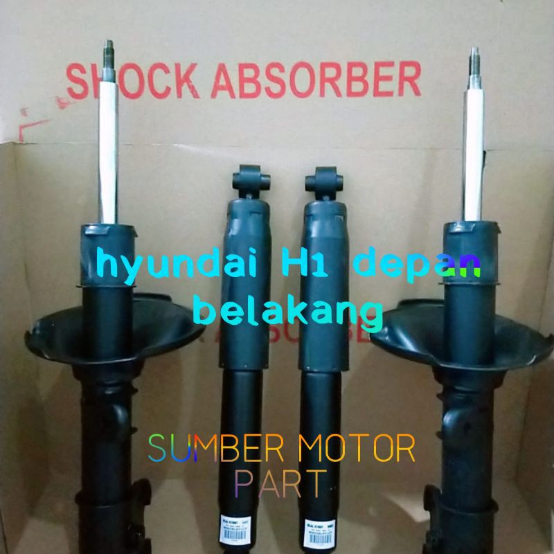 shock breaker shock absorber hyundai H1 depan belakang shock breaker hyundai H1-H-1 depan belakang
