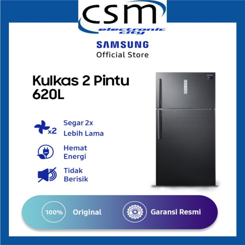 kulkas Samsung RT 62K7011 BS/SE kulkas 2 pintu RT62K7011 BS/SE Garansi