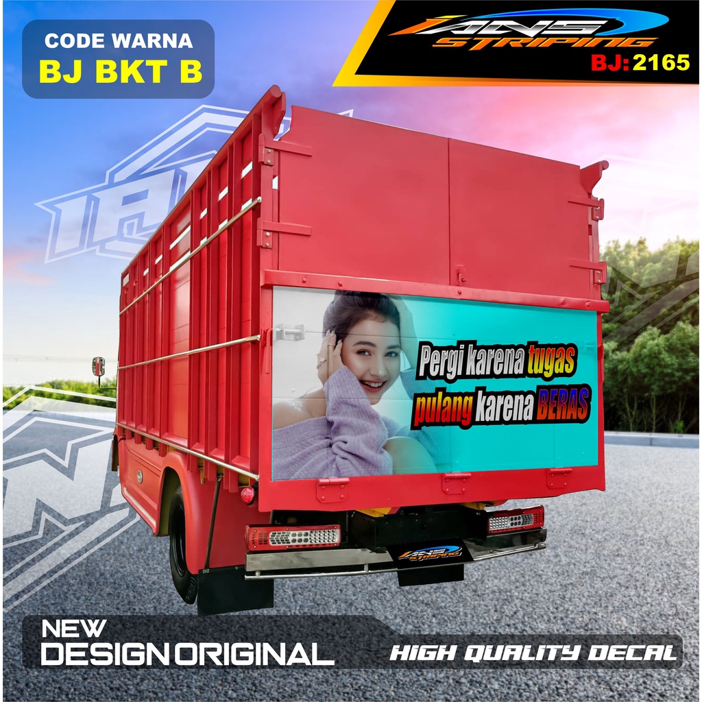 DECAL STIKER BAK BELAKANG TRUK DINA / STIKER DECAL PINTU BELAKANG TRUK OMPLONG / STICKER DECAL BAK BELAKANG TRUK HINO / STIKER DECAL PINTU BELAKANG TRUK