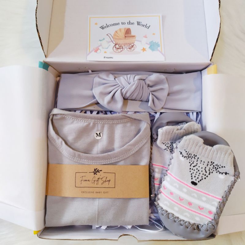 Hampers newborn| Parcel kelahiran|Kado bayi baby girl jumper (PW)