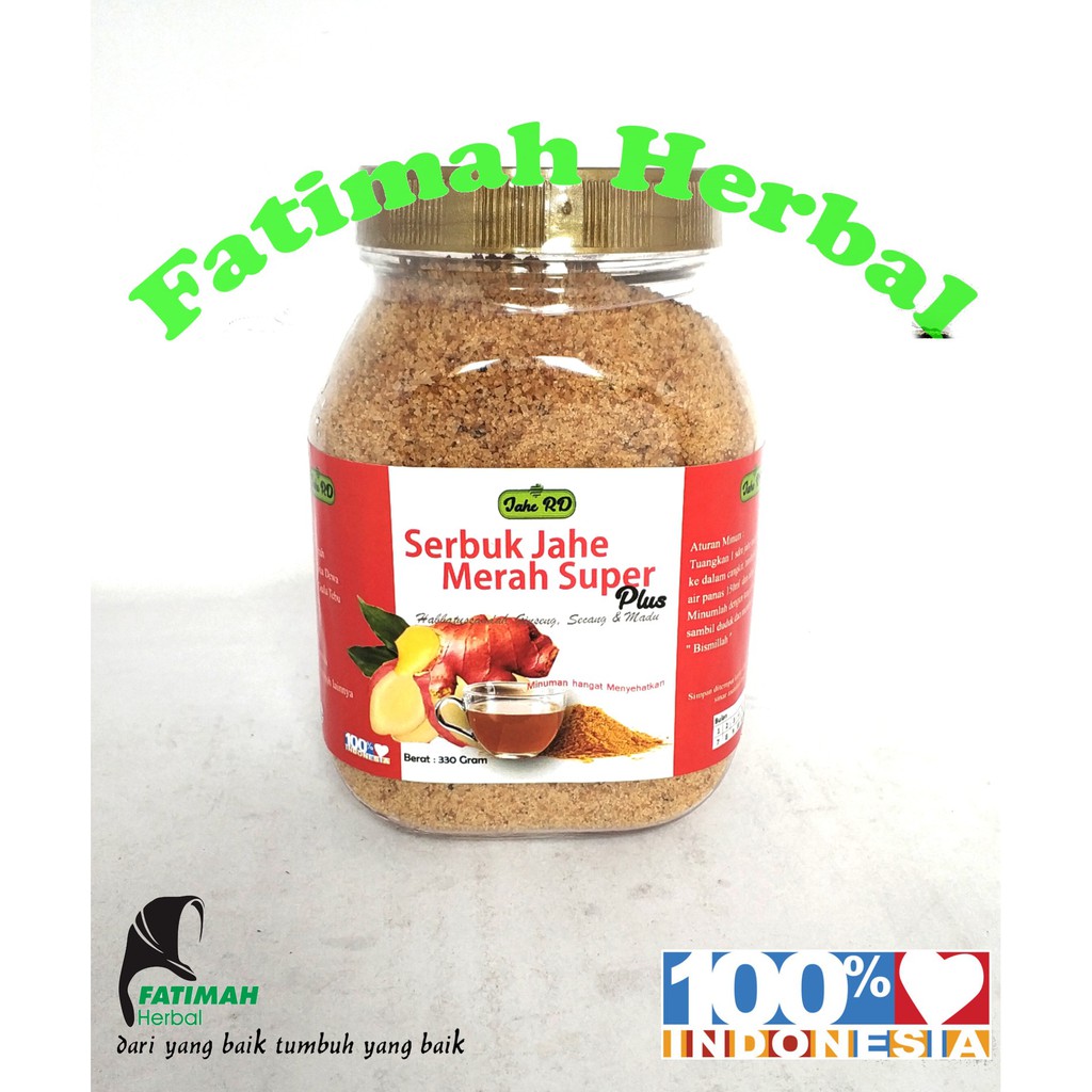 

Serbuk Jahe Merah Super - Jahe Merah RD - 330 gram