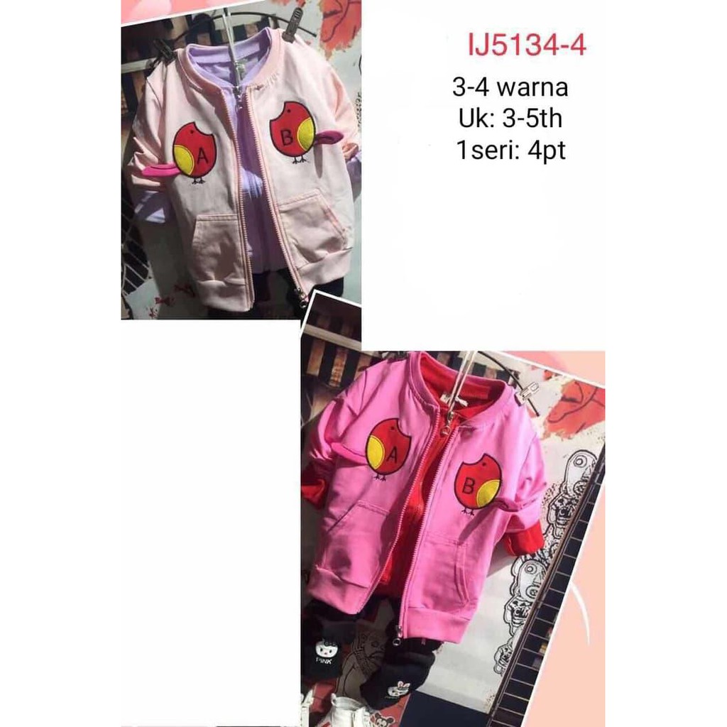 IJ5134-4 GROSIR JAKET ANAK CEWE IMPORT GROSIR IMPORT