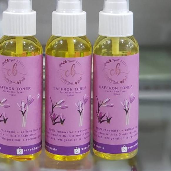 ♦ Toner Wajah Bunga Saffron Asli Gold Of IRAN plus Rose Water ◘