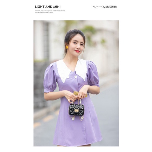 GrosirMart Tas Selempang Jelly Glossy Mini Tas Woman Bag Tas Kecil Wanita Kecil Mutiara Handbag A12