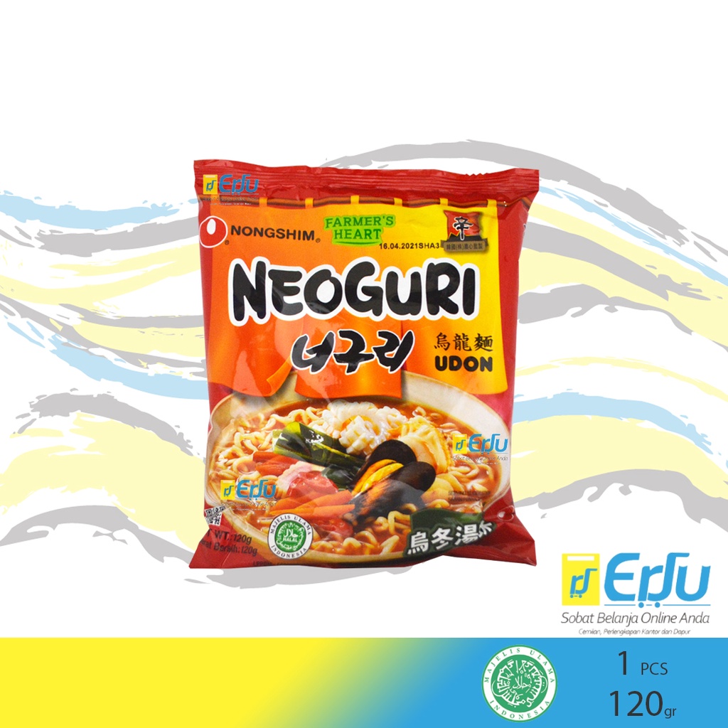 

ECER Nongshim Neoguri Udon Mie Instan Udon Pedas Ala Korea - 120gr