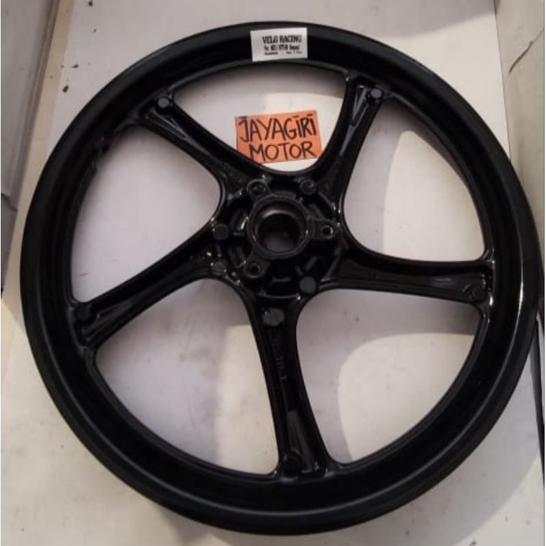 Velg Ban Depan MIO J Hitam MioJ Pelg Pelek Veleg Ring Pelak Velek Velk Pelk Rim Trim Motor Bebek Bel