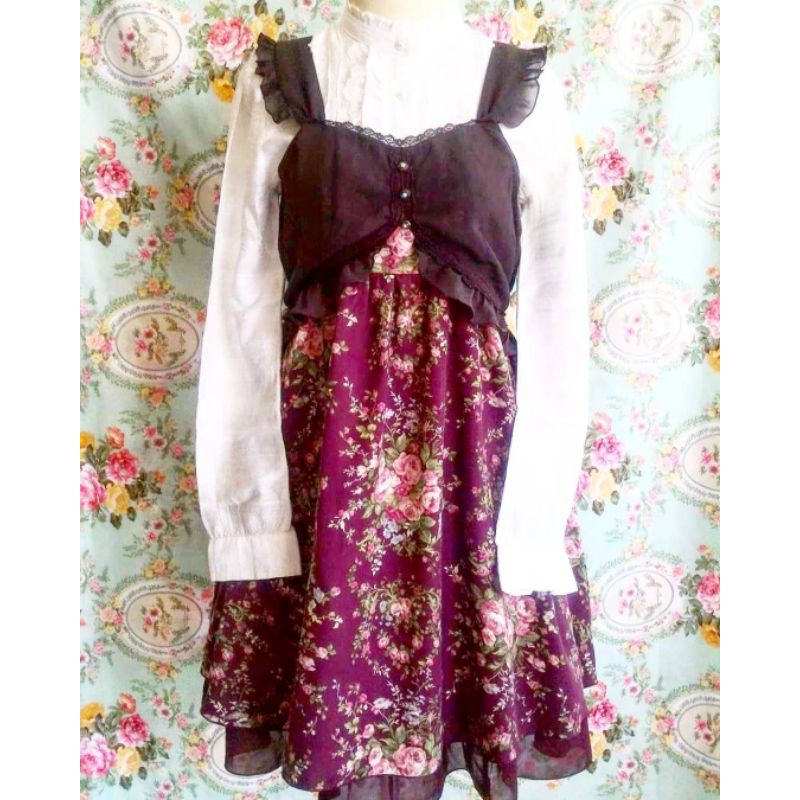 Axes Femme Kawaii Floral Purple
