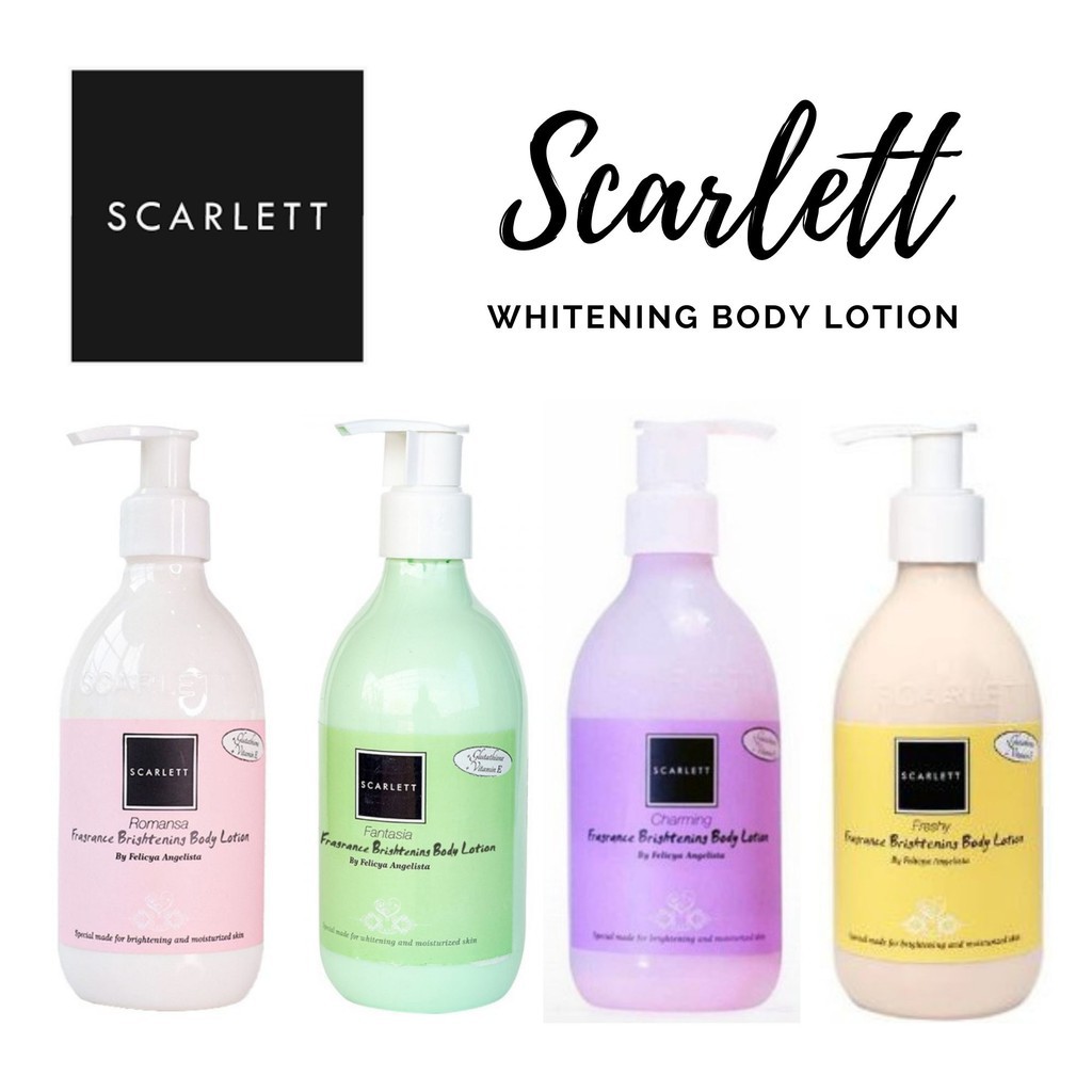 SCARLET Whitening Body Lotion 300ml // [BPOM] Scarlet Original