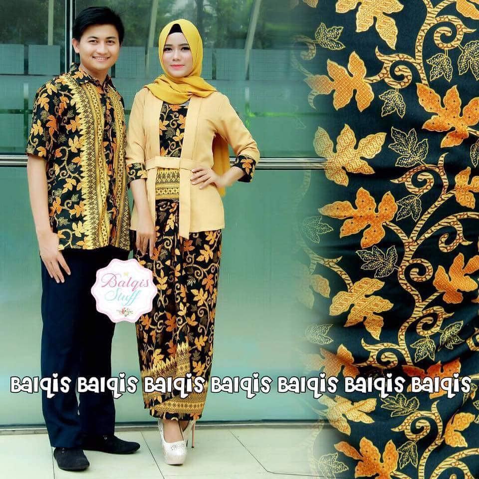 Set Couple Daun Paya Kuning Mix Claudy