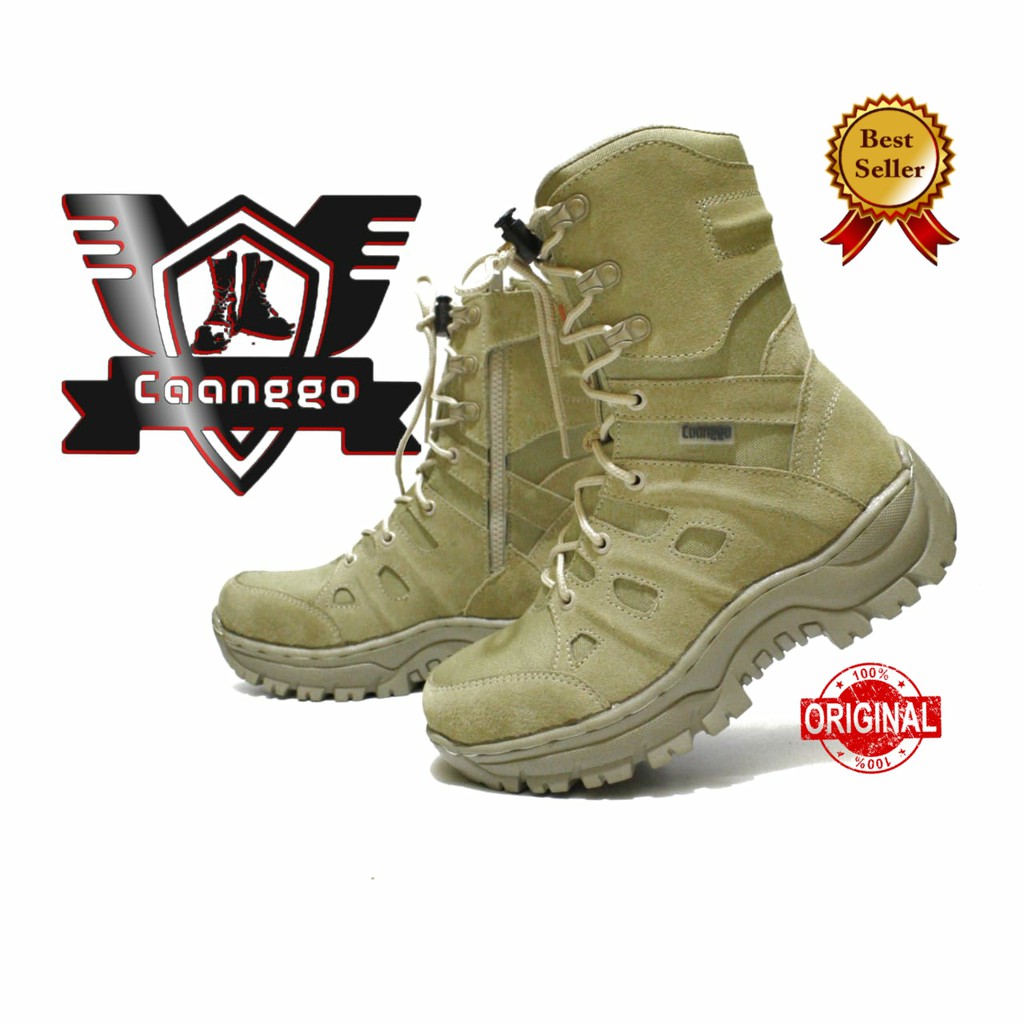 Sepatu Safety Pdl Tactical Militer Tactical Polpp Original Caanggo Militery