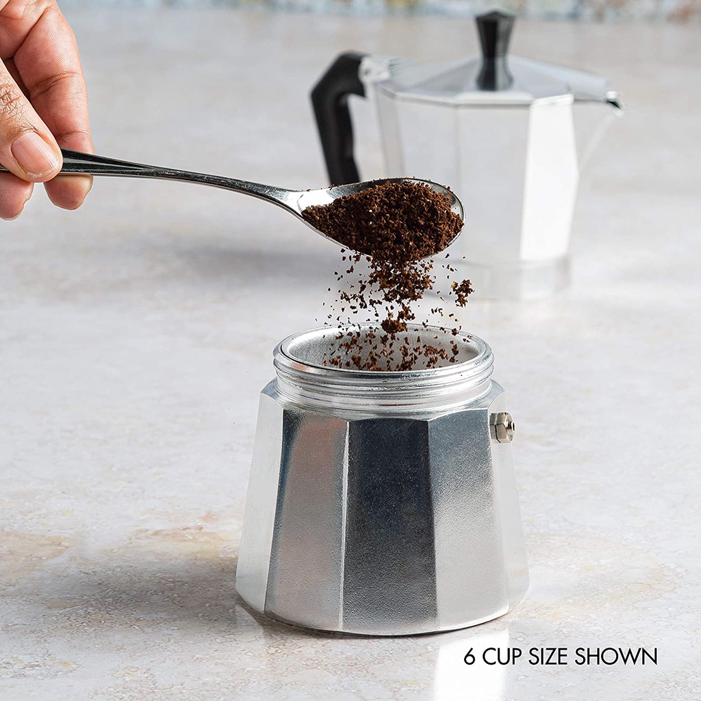 Moka Pot Coffee Maker - Moka Pot Espresso 1 cup, 3 cup, 6 cup, 9 cup-1