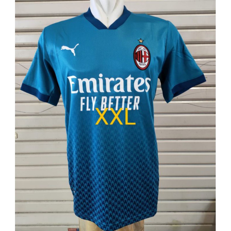 JERSEY MILAN 3RD BIG SIZE XXL 20 21 2020 2021 THIRD BAJU BOLA UKURAN BESAR 2XL GO GRADE ORI THAILAND
