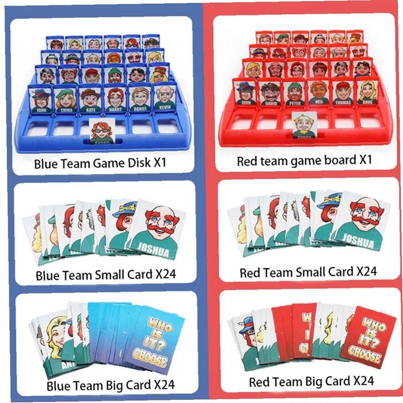 Mainan Board Game Guessing Who Is It Klasik Untuk Anak / Orang Tua