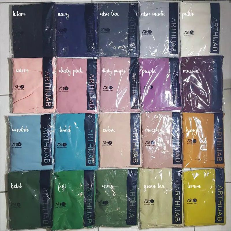 Hijab khimar raudah kancing 2 layer