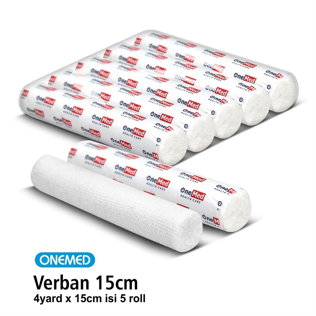 Kasa Verban OneMed 4yard x 15cm pak isi 5 rol OJ2