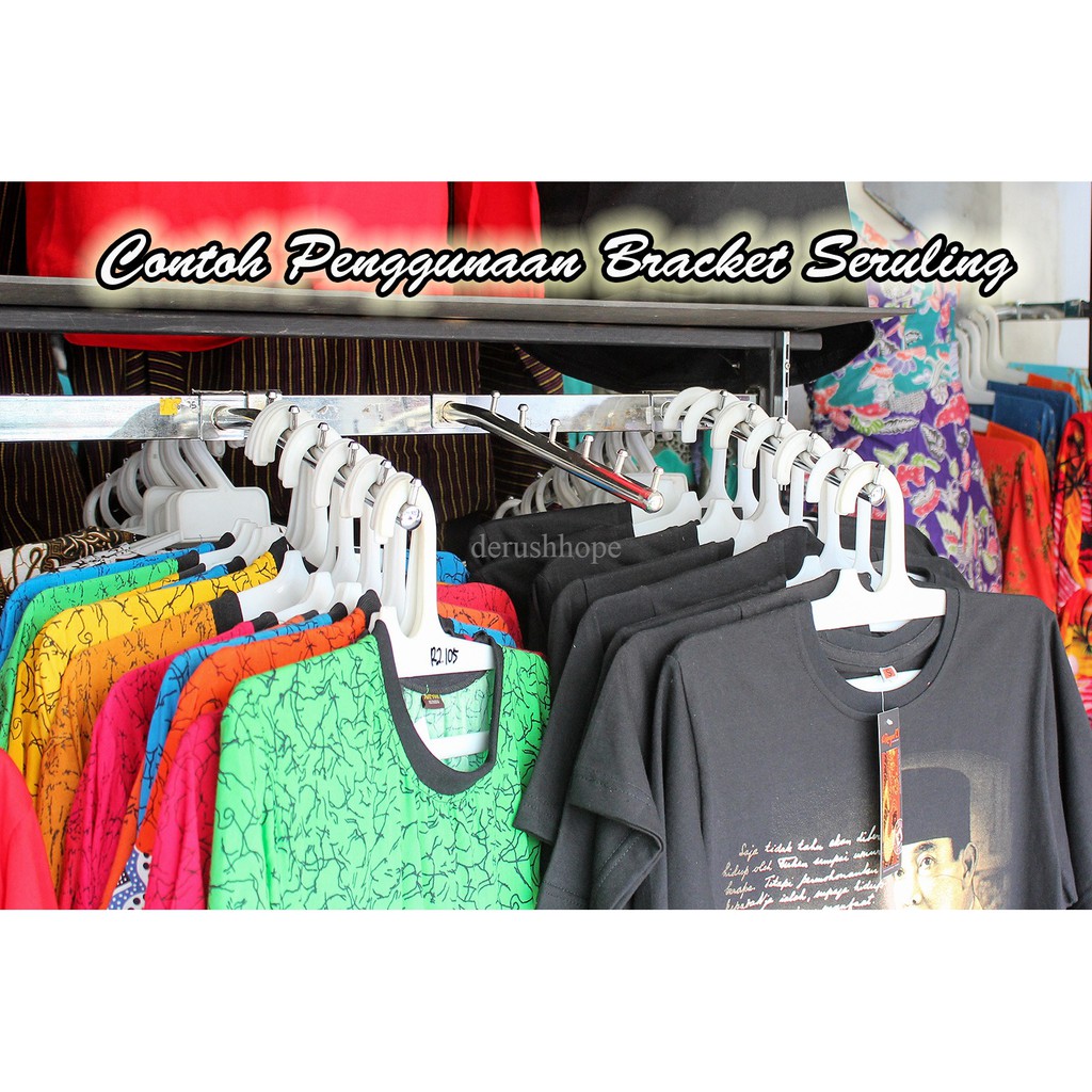 Display Baju Ala Distro 2 Meter Display Dengan Hanger Suling