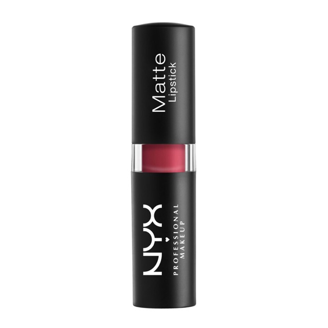 NYX Professional Make Up Matte Lipstick 16 Merlot Lipstik Warna Pigmented
