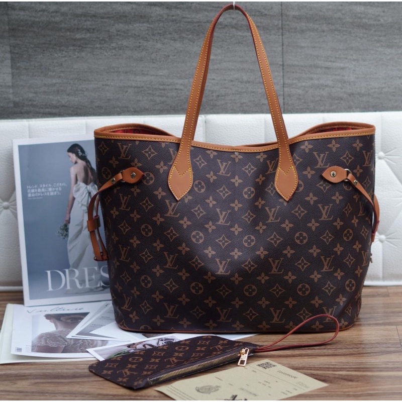 Lv Neverfull SIZE XL (free bill, cover pouch) uk.38x30