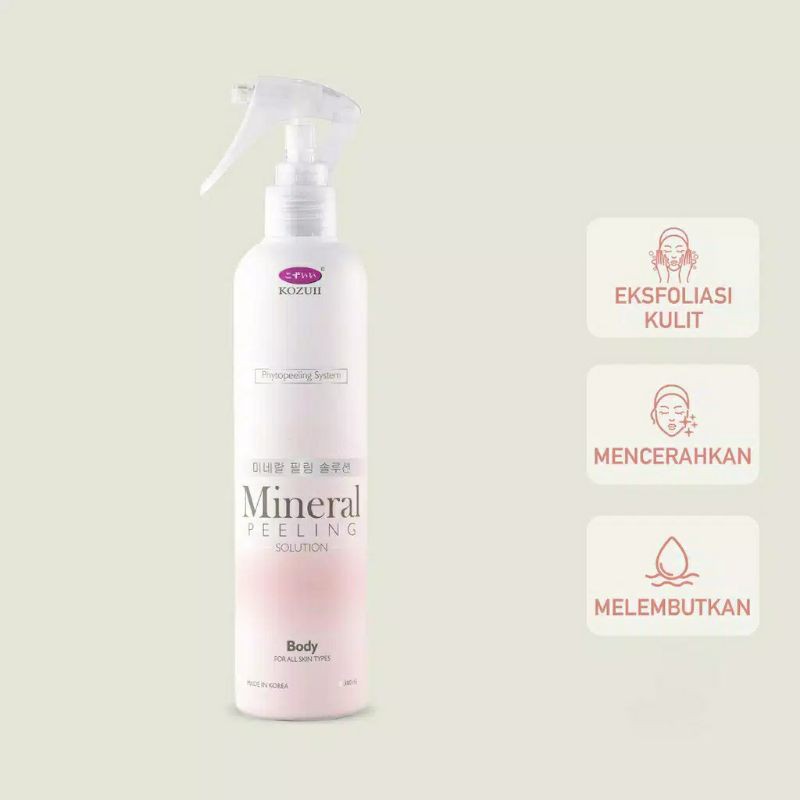 Jaco Kozuii Mineral Peeling Scrub Wajah Dan Badan
