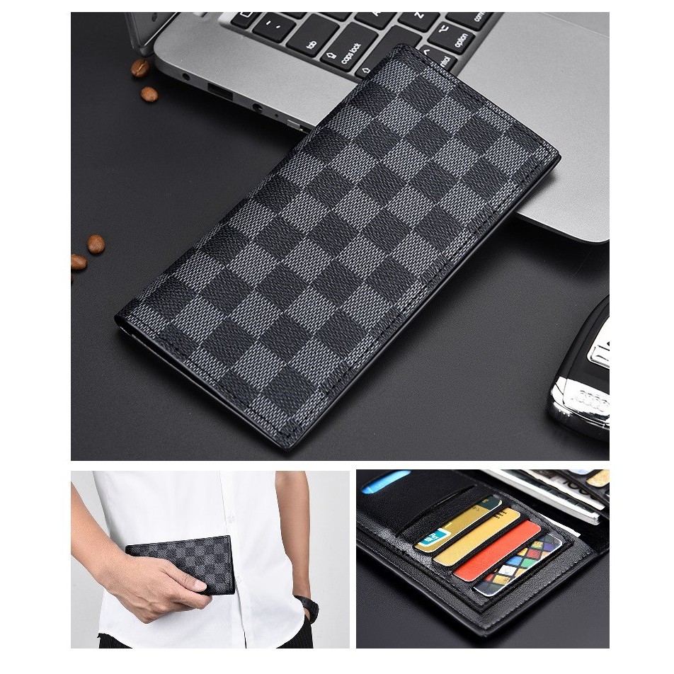 (BEST SELLER) DOMPET PANJANG PRIA KULIT IMPORT ORIGINAL BRANDED DOMPET PANJANG PENDEK PRIA KEREN