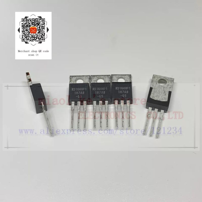 Original RD16HHF1 RD16 RD MOSFET Transistor 30 MHz 16 W pengganti 2SC3133 2SC1945 2SC1969