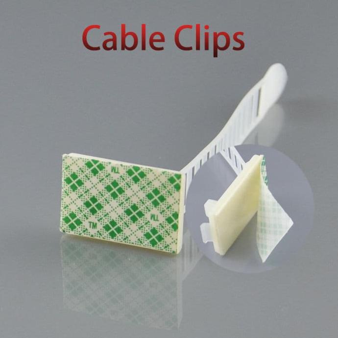 

Putih Adjustable Perapi Kabel Klip 9Cm Clip Cable Serbaguna Belimas89 Berkualitas