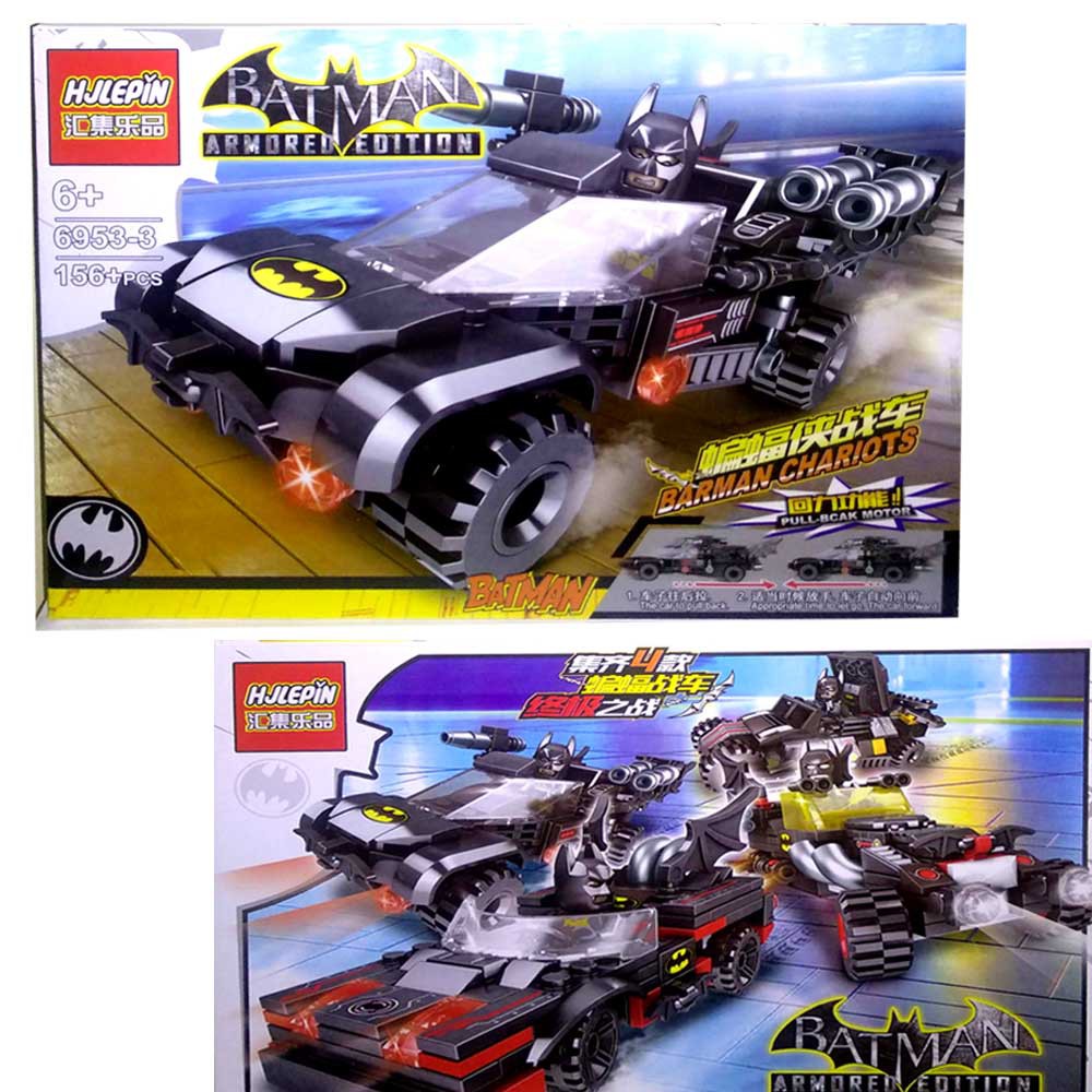 Brick Lego HJLEPIN 6953-3  Batman Mobil Pullback