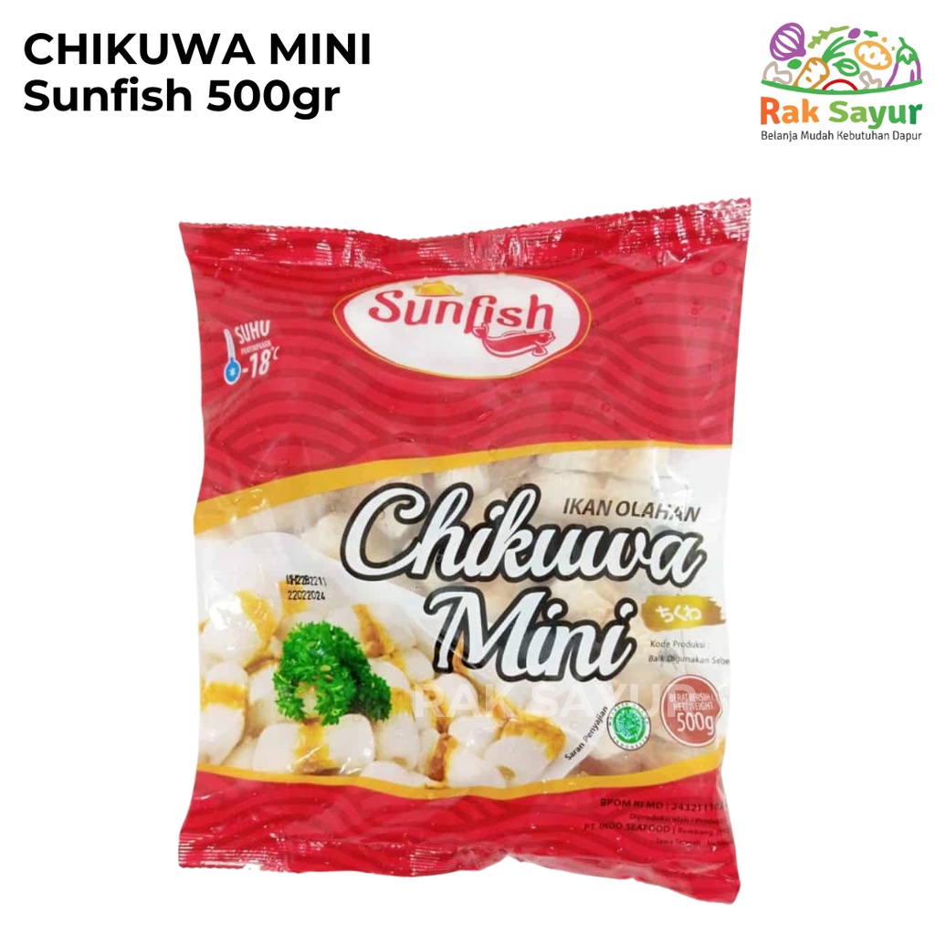 

Chikuwa Mini 500gr Sunfish Frozen Food Rak Sayur Padang