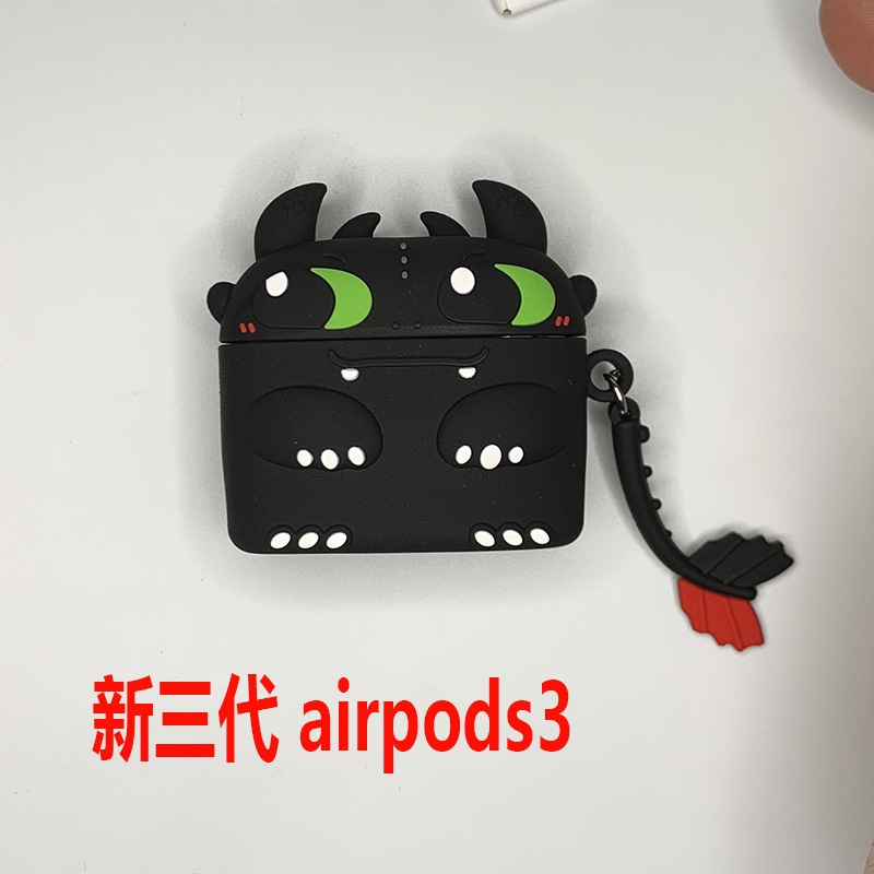 Casing Soft Case Silikon Motif Kartun 3D Untuk Airpods 1 2 3 Pro i12 i10 i11 i9s inpods 12 13 Pro i13