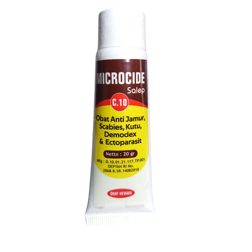 MICROCIDE SALEP 15gr Anti Jamur, Scabies, dan Kutu khusus Anjing dan Kucing