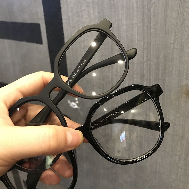 (YUZHU) COD Kacamata Fashion Korea Anti Cahaya Biru Irregular Retro Jelly Color Glasses untuk Wanita/Pria