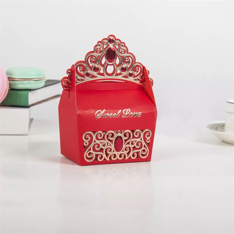 

Gift Box Lipat / Box Hampers / Box Bingkisan Kado Motif Crown Red (YF-CR)