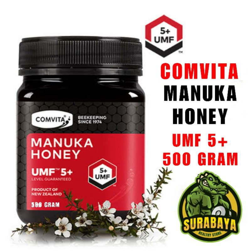 COMVITA MANUKA HONEY 5+ 500 GRAM ORIGINAL NEW ZEALAND MADU HERBAL ANTI OKSIDAN &amp; RADIKAL BEBAS