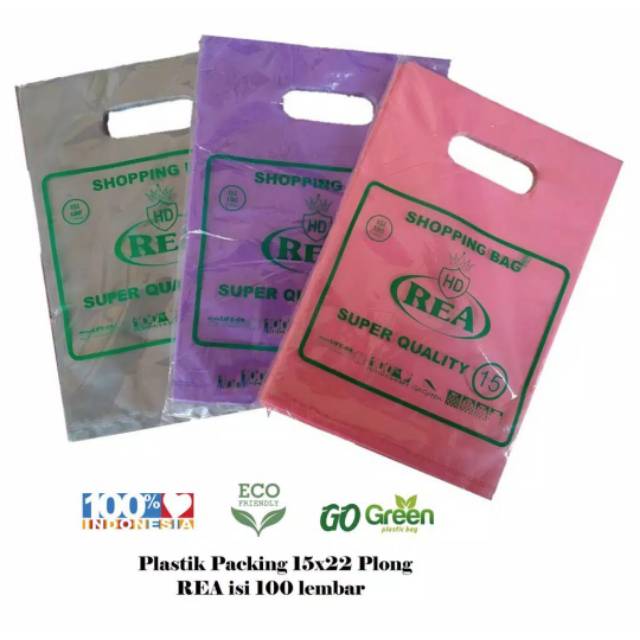 

Plastik packing olshop 15x22 REA isi 100 lembar plastik handle