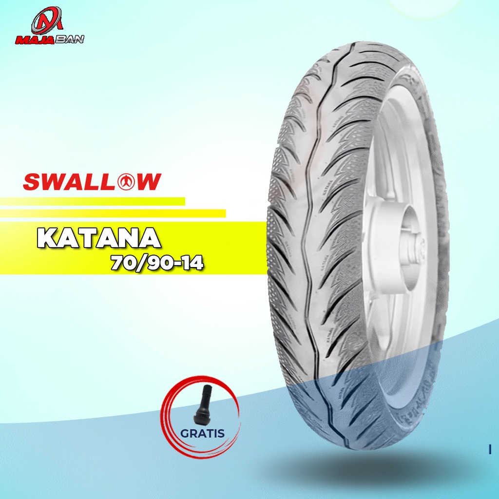 Ban Motor Matic // SWALLOW KATANA 70/90 Ring 14 Tubeless