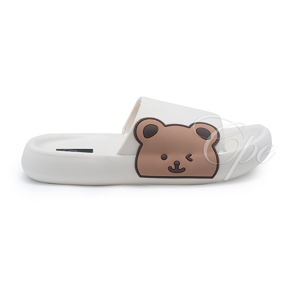 CPE SLPT CUTE BEAR Sandal Slop Slip On Teplek Wanita Sandal Cewek-4