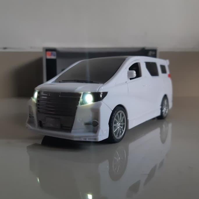DIECAST MOBIL ALPHARD SUARA & LAMPU | MINIATUR MOBIL ALPHARD