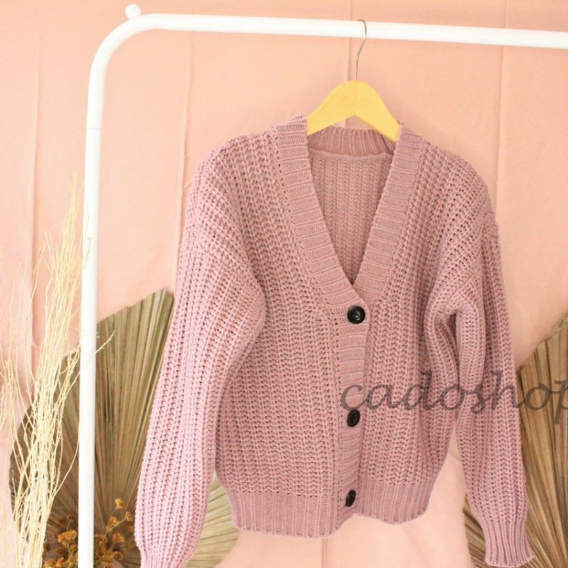 CARDIGAN RAJUT WANITA / CARDIGAN CROP / CARDIGAN RAJUT PREMIUM JUMBO / CARDIGAN
